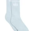 Unisex Throwback Sock - Powder Blue/White -Style Avenue A0357U 03828 1