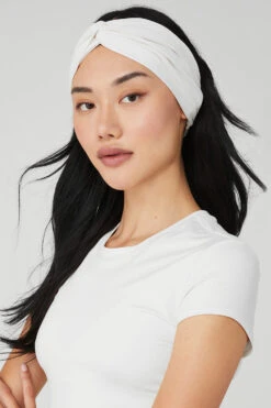 Alosoft Headband - White -Style Avenue A0370U 00 b1 a1 m54