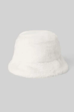 Faux Fur Bucket Hat - Ivory 7 Faux Fur Bucket Hat - Ivory -Style Avenue A0375U 03299 b1 a2