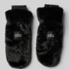 Faux Fur Mittens - Black -Style Avenue A0382W 01 b1 a1