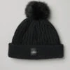 Cable Knit Beanie - Black -Style Avenue A0405U 01 b1 a1
