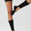 Women's Strappy Siren Grip Sock - Black 1 Women's Strappy Siren Grip Sock - Black -Style Avenue A0411W 01 b1 s1 a1 1 m18