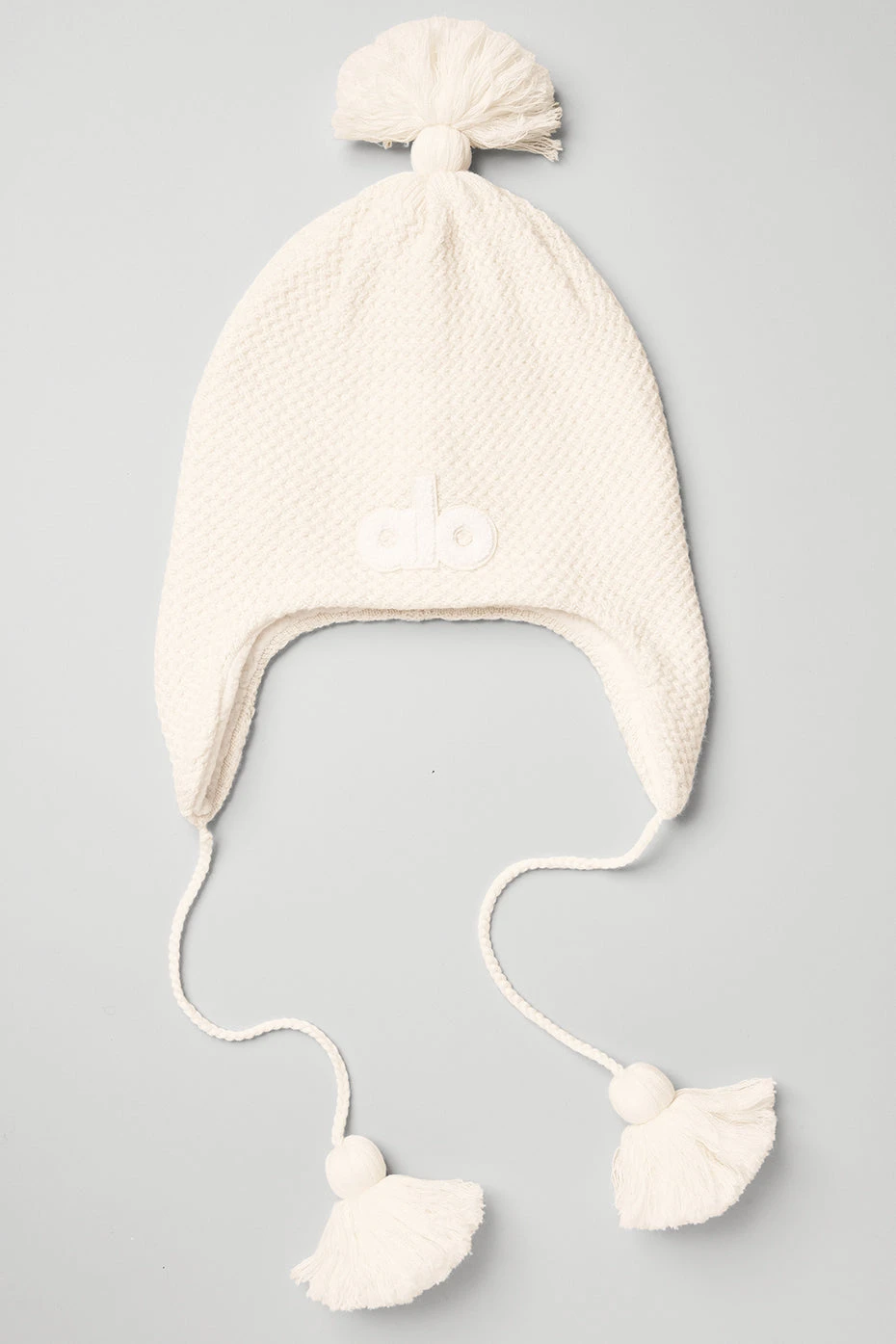 Cool Skies Earflap Beanie - Ivory 3 Cool Skies Earflap Beanie - Ivory