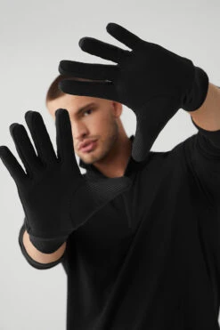 Midweight Performance Glove - Black -Style Avenue A0426U 01 b1 s3 a5 1 m108