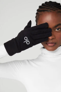 Performance Fleece Gloves - Black 8 Performance Fleece Gloves - Black -Style Avenue A0434U 01 b1 s1 a2 1 m100