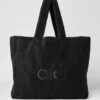 Foxy Sherpa Tote - Black -Style Avenue A0466U 01 b1 a1