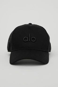District Trucker Hat - Black -Style Avenue A0467U 01 b1 a1