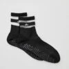 Women's Pulse Grip Sock - Black -Style Avenue A0485W 01 b1 a1