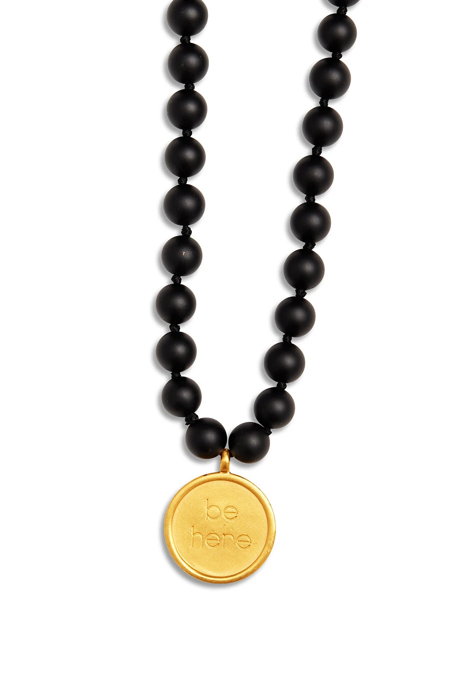 Black Onyx Mala Necklace 3 Black Onyx Mala Necklace