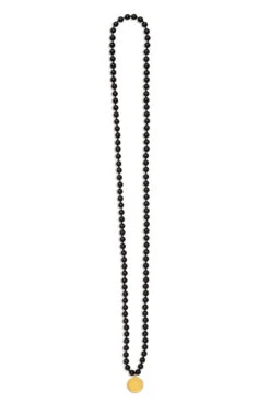 Black Onyx Mala Necklace 10 Black Onyx Mala Necklace -Style Avenue JSM0007 030704000 b1 a3