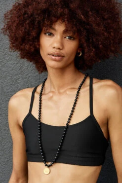 Black Onyx Mala Necklace 12 Black Onyx Mala Necklace -Style Avenue JSM0007 030704000 b3 m30