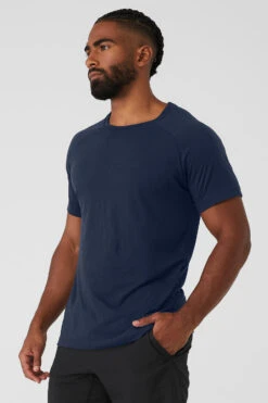 Triumph Raglan Tee - Navy -Style Avenue M1133R 03842 b1 s1 a3 1 m93