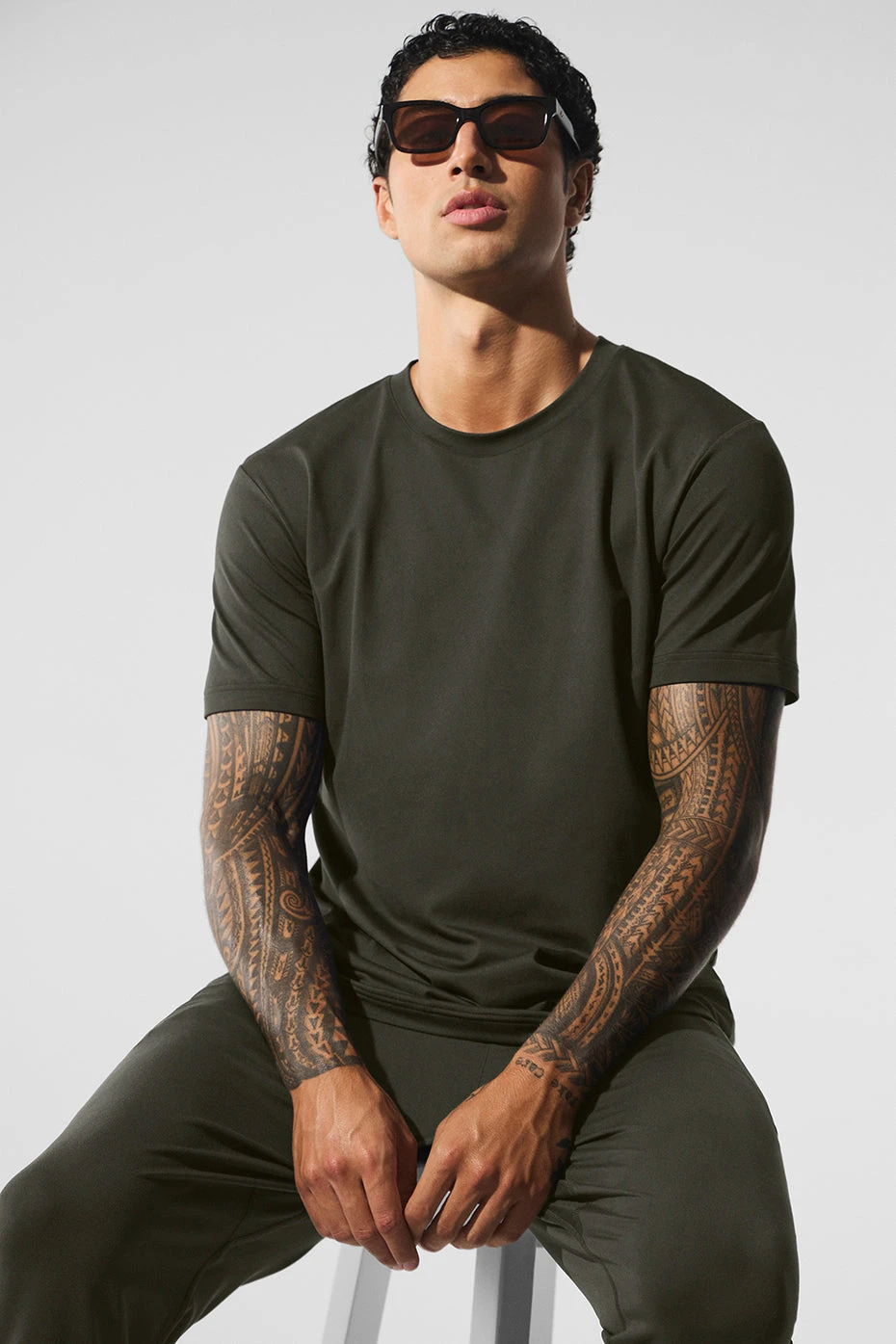 Conquer Reform Crewneck Short Sleeve - Stealth Green 3 Conquer Reform Crewneck Short Sleeve - Stealth Green