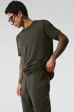 Conquer Reform Crewneck Short Sleeve - Stealth Green 8 Conquer Reform Crewneck Short Sleeve - Stealth Green -Style Avenue M1205R 04672 b1 s1 a3 1 m203