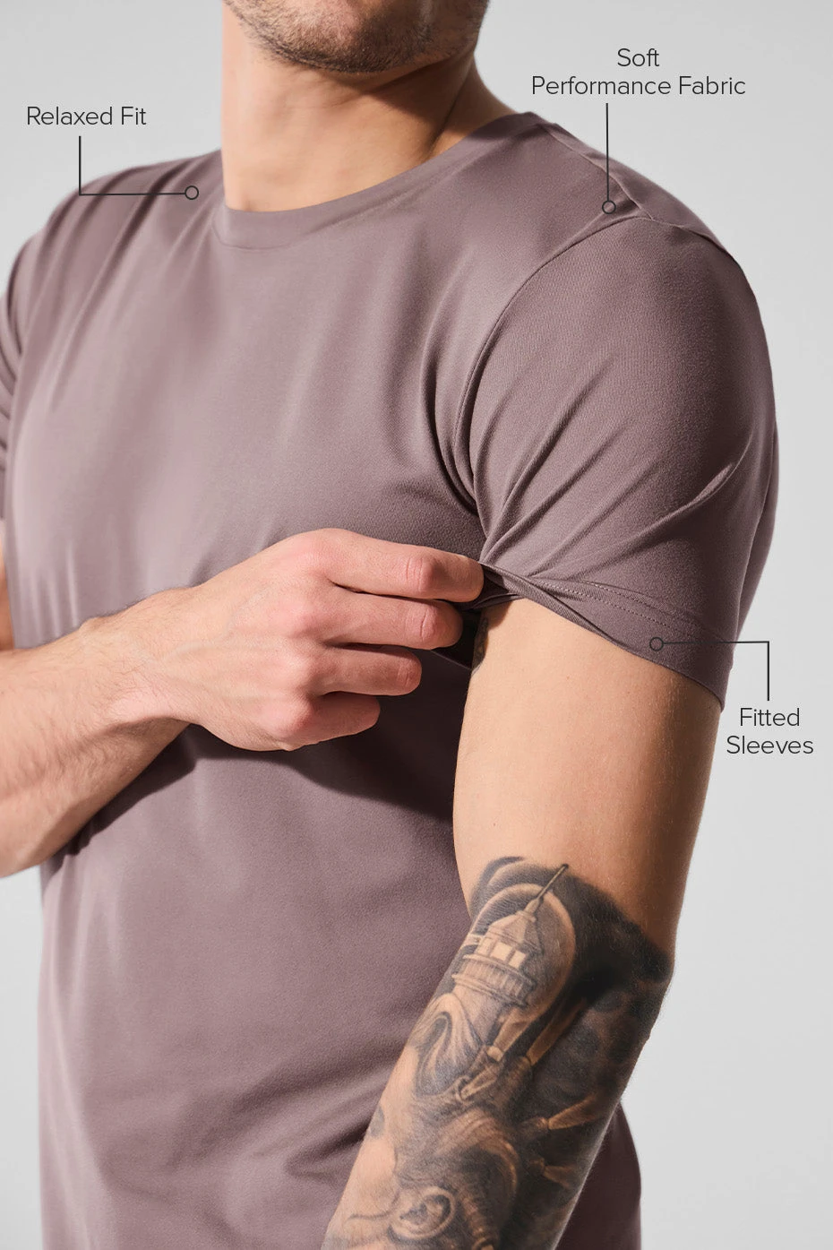 Conquer Reform Crewneck Short Sleeve - Mushroom 4 Conquer Reform Crewneck Short Sleeve - Mushroom - Image 2