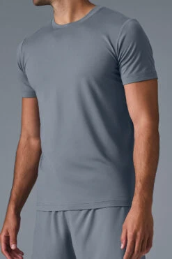 Conquer Reform Crewneck Short Sleeve - Steel Grey -Style Avenue M1205R 05541 b1 s1 a4 1 m180