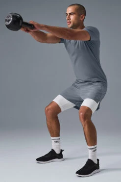 Conquer Reform Crewneck Short Sleeve - Steel Grey -Style Avenue M1205R 05541 b1 s1 a5 1 m180