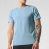 Conquer Reform Crewneck Short Sleeve - Celestial Blue -Style Avenue M1205R 05816 b1 s1 a1 1 m214
