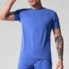 Conquer Reform Crewneck Short Sleeve - Marathon Blue 1 Conquer Reform Crewneck Short Sleeve - Marathon Blue -Style Avenue M1205R 06037 b1 s1 a001 1 m214