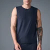 The Triumph Muscle Tank - Navy -Style Avenue M2033R 03842 b1 s1 a1 1 m214