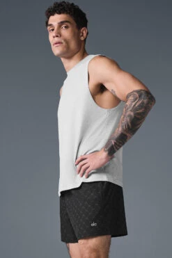 Conquer Muscle Tank - Athletic Heather Grey -Style Avenue M2066R 02910 b1 s1 a3 1 m214