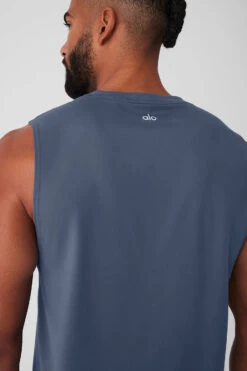 Conquer Muscle Tank - Bluestone -Style Avenue M2066R 04352 b1 s3 a4 1 m93