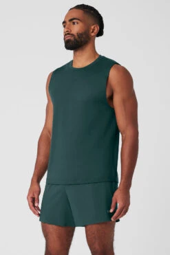Conquer Muscle Tank - Midnight Green -Style Avenue M2066R 04570 b1 s3 a3 1 m93