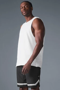 Society Raw Edge Tank - White -Style Avenue M2069R 00 b1 s1 a3 1 m221