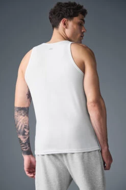 Everyday Modal Rib Tank - White -Style Avenue M2071R 00 b1 s1 a2 1 m214