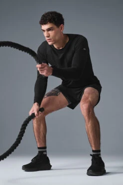 Triumph Long Sleeve Tee - Black -Style Avenue M3079R 01 b1 s1 a4 1 m214