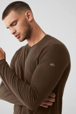 Triumph Long Sleeve Tee - Espresso -Style Avenue M3079R 04064 b1 s1 a4 1 m108