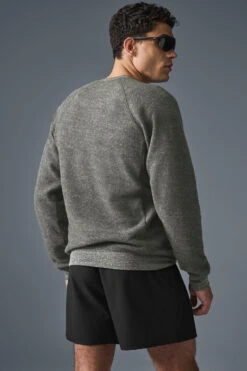 Triumph Crew Neck Sweatshirt - Grey Triblend -Style Avenue M3108R 01502 b1 s1 a2 1 m214