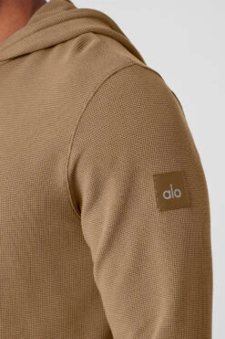 Micro Waffle Fast Break Hoodie - Gravel -Style Avenue M3164R 01347 b1 s3 a4 1 m93