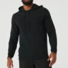 Micro Waffle Fast Break Hoodie - Black 1 Micro Waffle Fast Break Hoodie - Black -Style Avenue M3164R 01 b1 s3 a1 1 m93