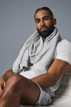 Micro Waffle Fast Break Hoodie - Athletic Heather Grey -Style Avenue M3164R 02910 b1 s3 a6 1 m93