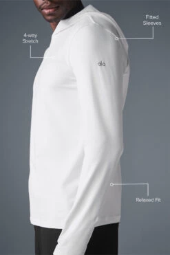 Conquer Reform Long Sleeve With Hood - White -Style Avenue M3181R 00 b1 s1 ai 1 m221