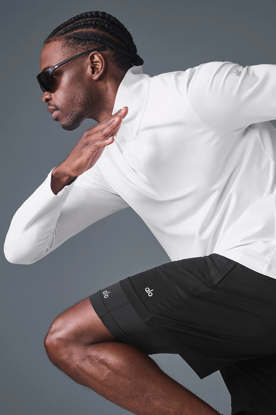 Conquer 1/4 Zip Reform Long Sleeve - White 7 Conquer 1/4 Zip Reform Long Sleeve - White - Image 5