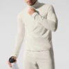 Conquer 1/4 Zip Reform Long Sleeve - Bone -Style Avenue M3193R 03040 b1 s1 a1 1 m198