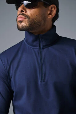 Conquer 1/4 Zip Reform Long Sleeve - Navy 11 Conquer 1/4 Zip Reform Long Sleeve - Navy -Style Avenue M3193R 03842 b1 s3 a5 1 m195
