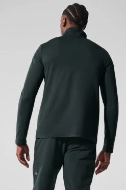 Conquer 1/4 Zip Reform Long Sleeve - Charcoal Green 10 Conquer 1/4 Zip Reform Long Sleeve - Charcoal Green -Style Avenue M3193R 06021 b1 s1 a2 1 m221
