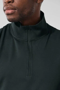 Conquer 1/4 Zip Reform Long Sleeve - Charcoal Green 11 Conquer 1/4 Zip Reform Long Sleeve - Charcoal Green -Style Avenue M3193R 06021 b1 s1 a4 1 m221