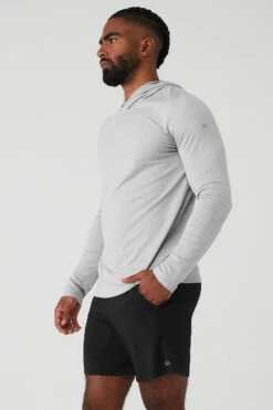 Conquer Reform Long Sleeve With Hood - Athletic Heather Grey 8 Conquer Reform Long Sleeve With Hood - Athletic Heather Grey -Style Avenue M3199R 02910 b1 s3 a3 1 m93