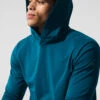 Conquer Reform Long Sleeve With Hood - Eclipse Blue 2 Conquer Reform Long Sleeve With Hood - Eclipse Blue -Style Avenue M3199R 05600 b1 s1 a1 1 m198