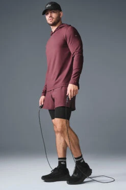 Conquer Reform Long Sleeve With Hood - Burgundy Truffle 9 Conquer Reform Long Sleeve With Hood - Burgundy Truffle -Style Avenue M3199R 05815 b1 s1 a3 1 m226