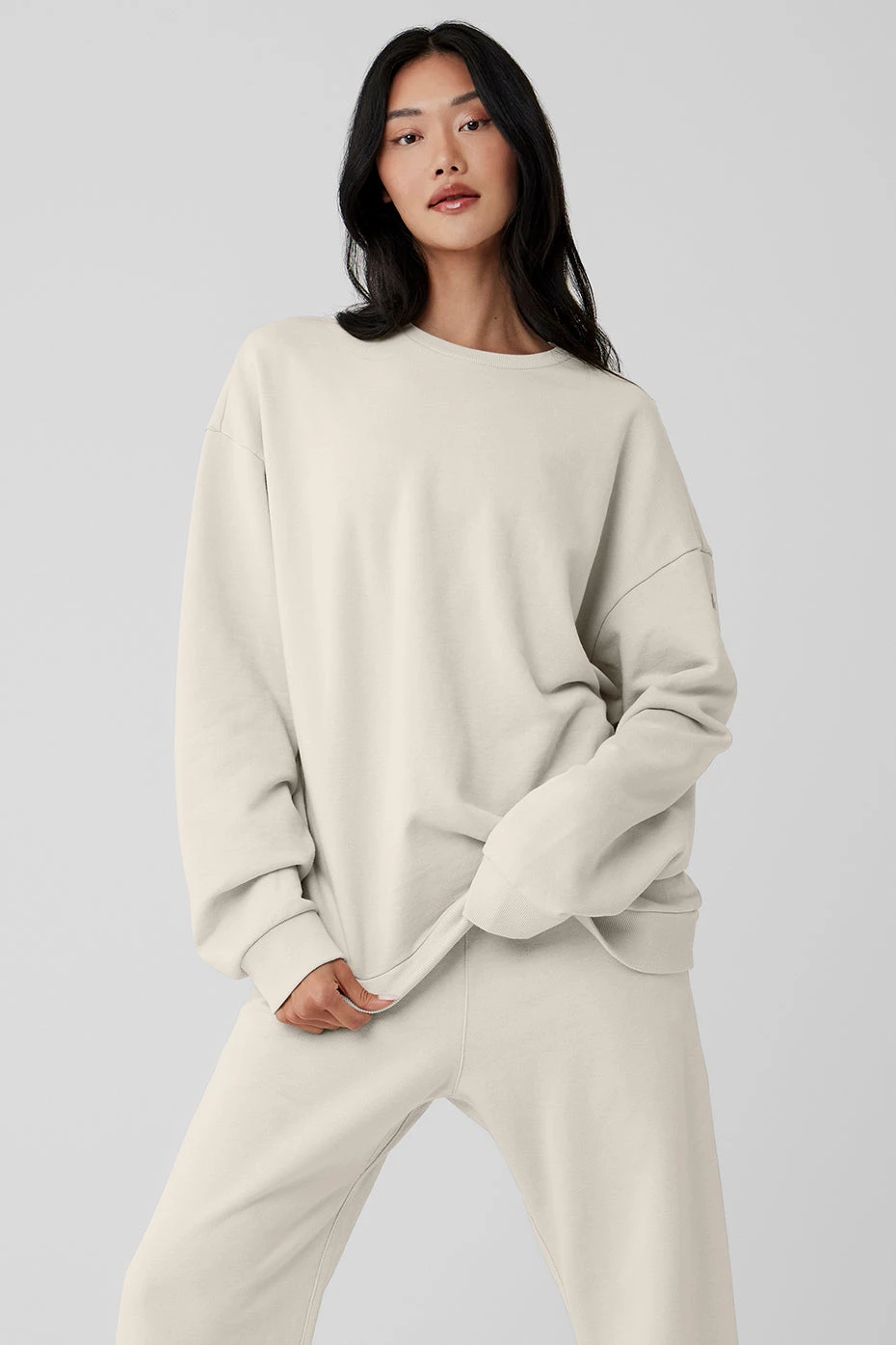 Chill Crew Neck Pullover - Bone 3 Chill Crew Neck Pullover - Bone