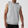 Chill Sleeveless Hoodie - Athletic Heather Grey -Style Avenue M3209R 02910 b1 s3 a1 1 m149