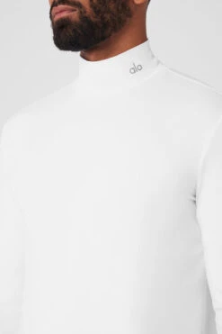 Conquer Reform Mock Neck Long Sleeve - White -Style Avenue M3218R 00 b1 s3 a4 1 m93