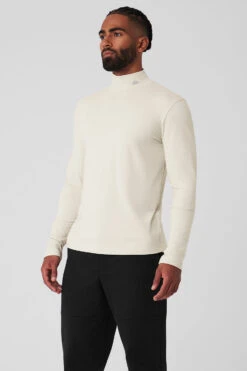 Conquer Reform Mock Neck Long Sleeve - Bone -Style Avenue M3218R 03040 b1 s3 a2 1 m93