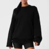 Scholar Crew Neck Sweater - Black