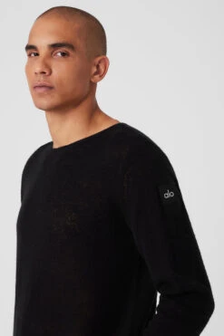 Cashmere Reform Long Sleeve - Black -Style Avenue M3229R 01 b1 s3 a4 1 m154